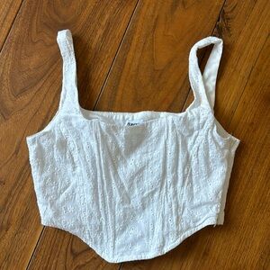 White Princess Polly Top